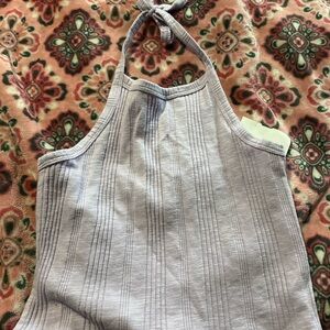 Aeropostale Lavender Ribbed Halter Top